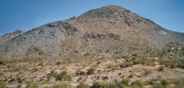 Kahler Berg in der Wüste von Arizona